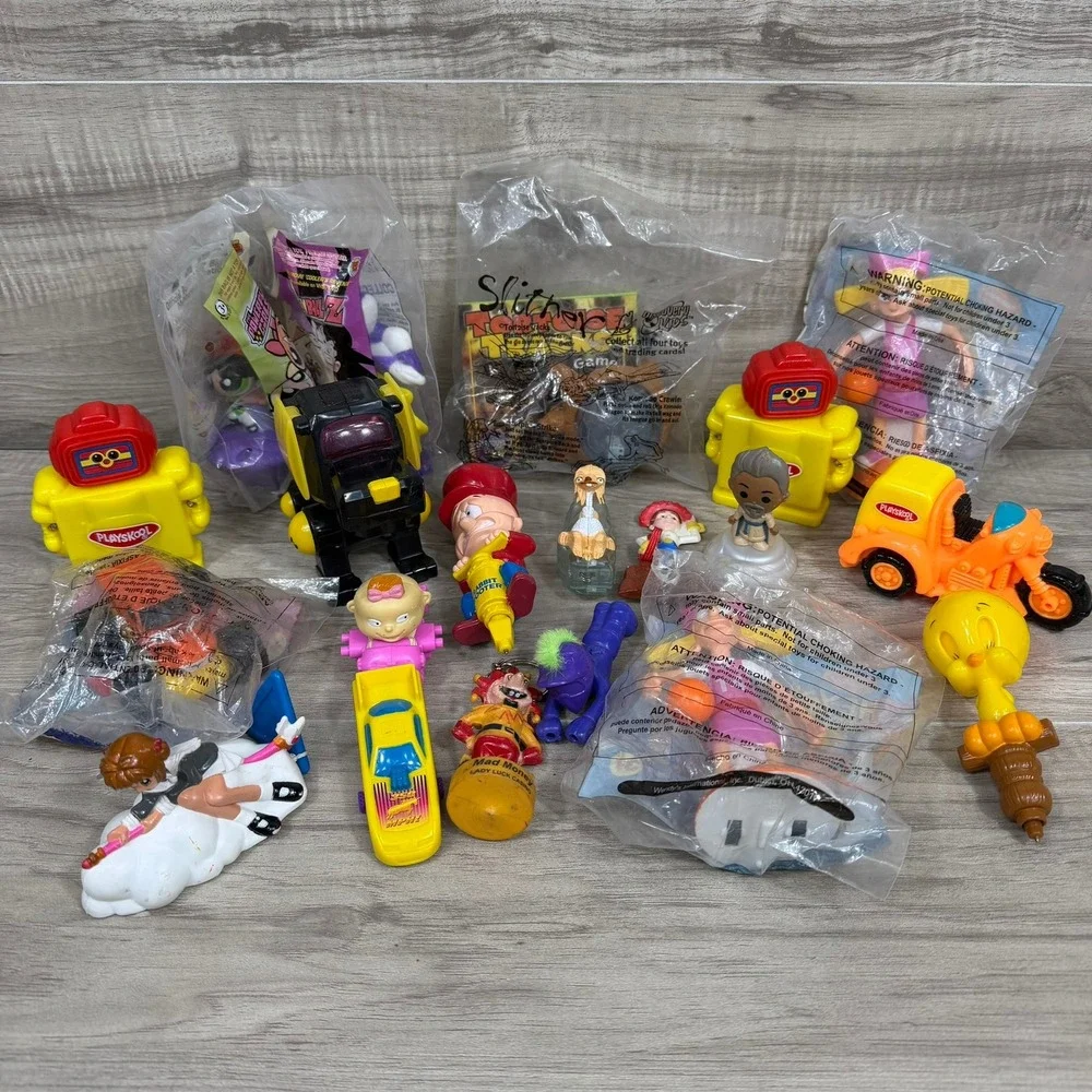 Mixed Toy Lot 20pc Unisex OS Multicolor Playskool Rugrats Toy Story Figures